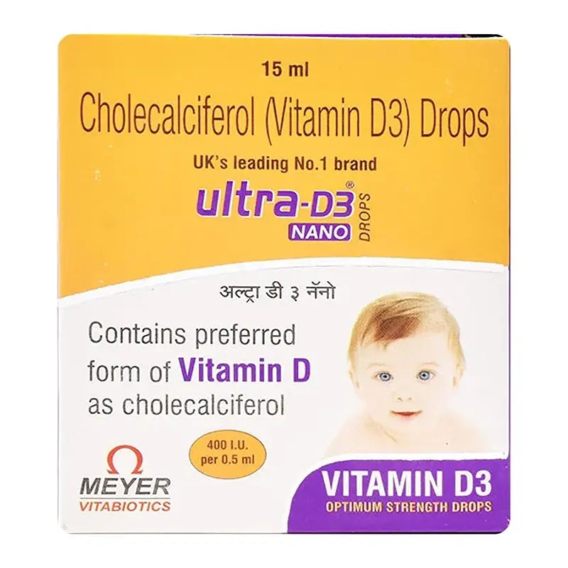 Ultra 400IU Vitamin D3 (Cholecalciferol) | For Strength | Oral Drops