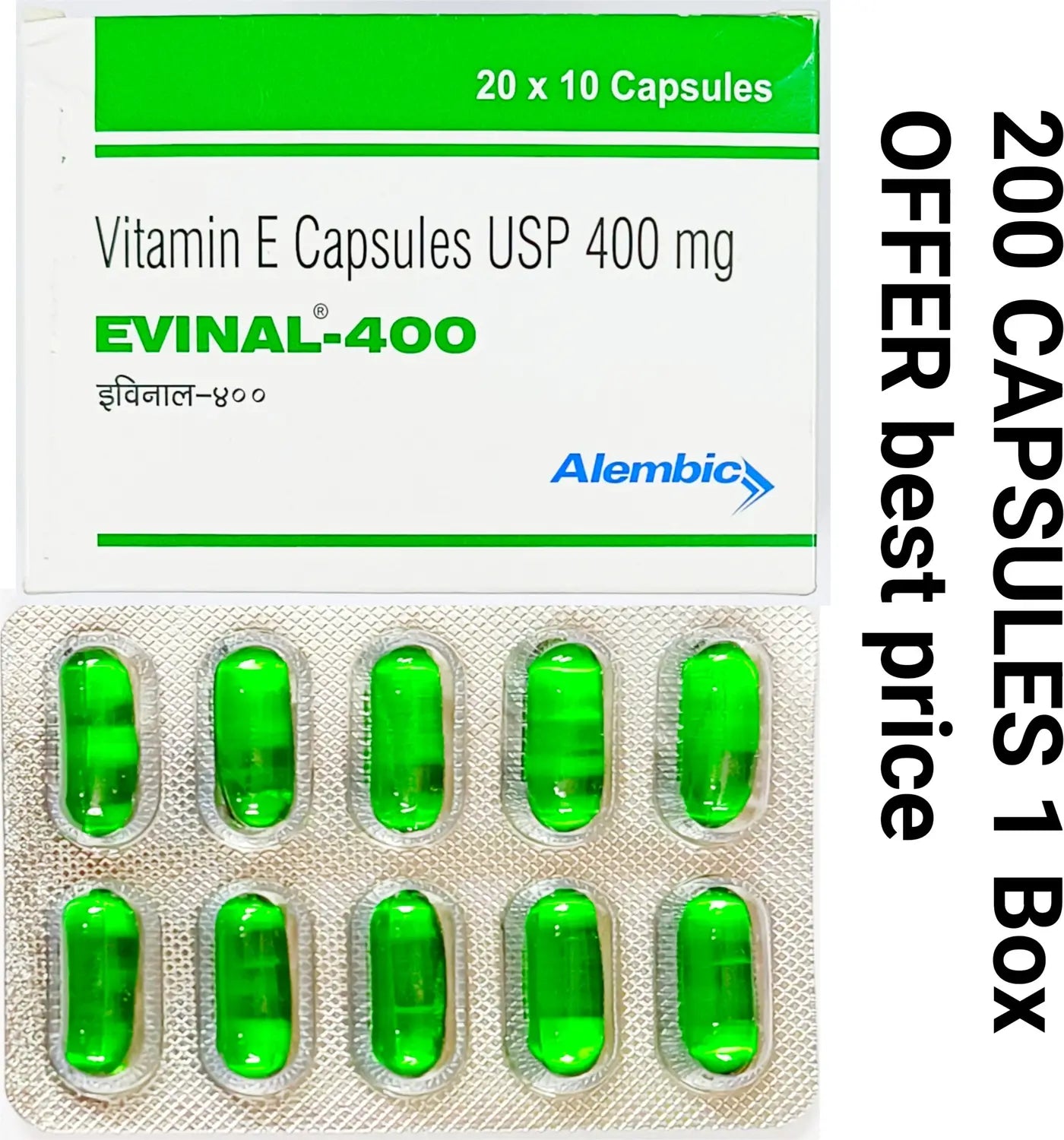 Evion 400mg Capsule with Vitamin E for Cellular Health