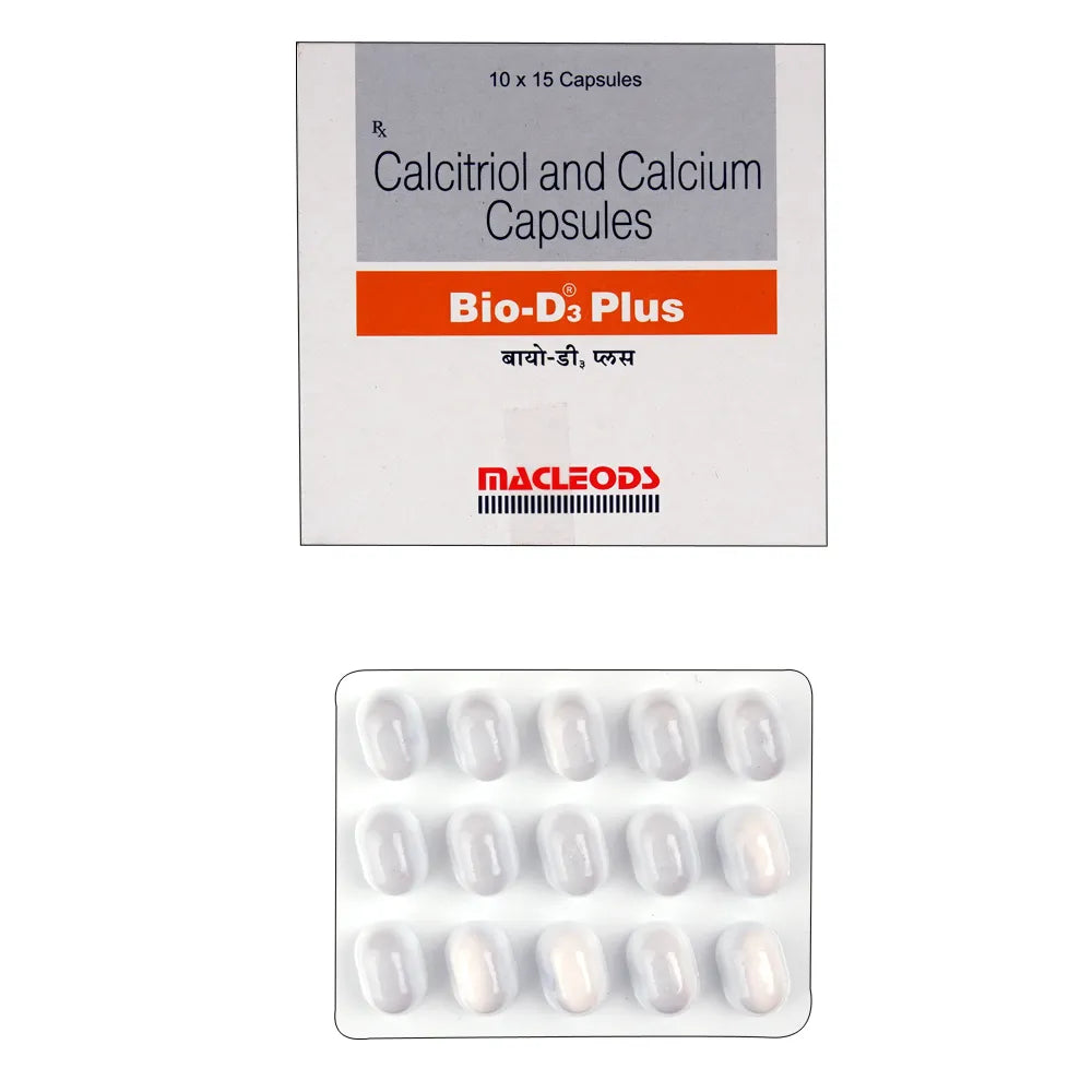 Bio-D3 Plus Calcium & Calcitriol Soft Gelatin Capsule