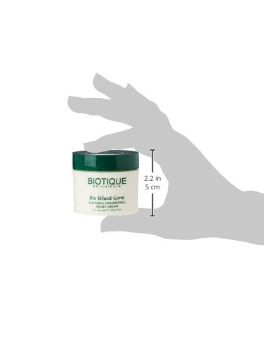 Biotique Wheatgerm Youthful Nourishing Night Cream for Normal to Dry Skin, 50g