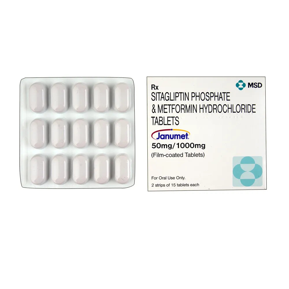 Janumet 1000mg/50mg Tablet