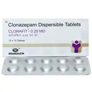 Clonafit 0.25mg Tablet