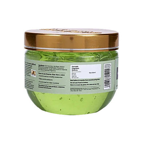 Kapiva Pure Aloe Vera Gel - For Hydrating, Moisturising, Soothing Skin, 150 g