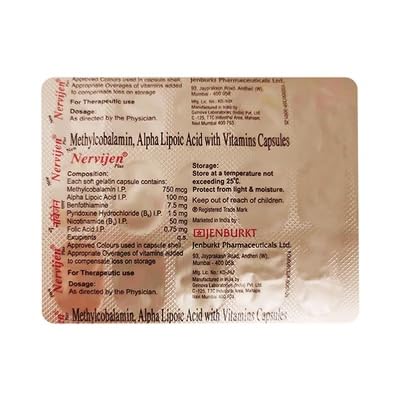 Nervijen Plus - Strip of 15 Capsules