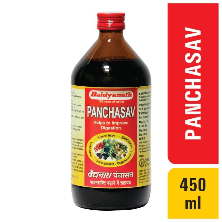 Baidyanath Panchasav Healthy Digestion Improves Appetite-450ML