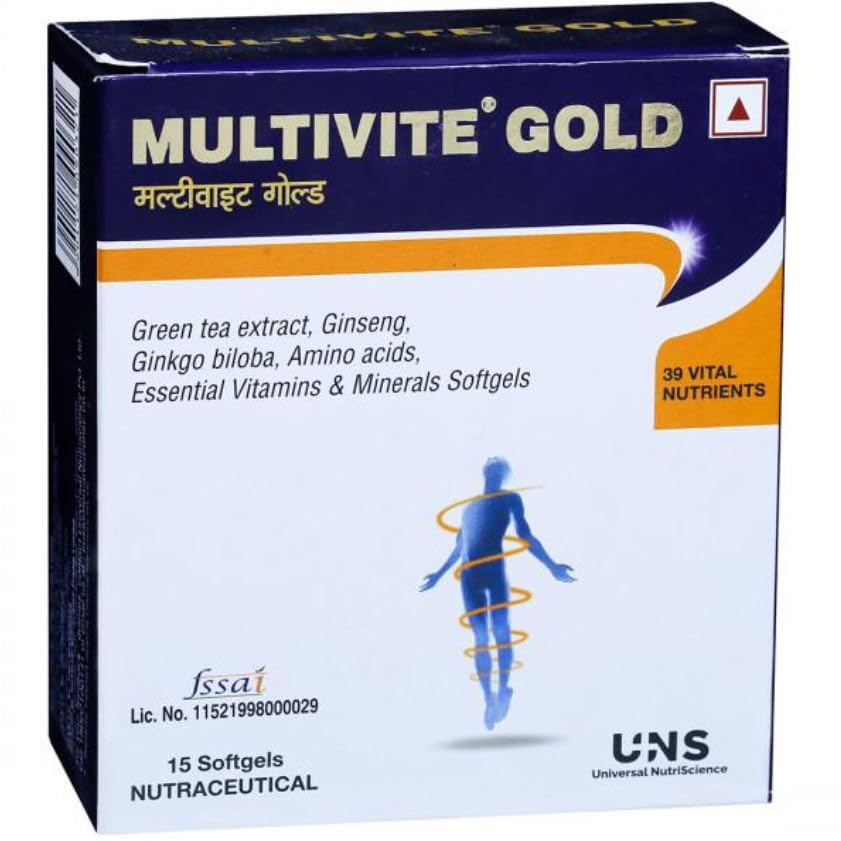 Multivite Gold - Strip of 15 Capsules