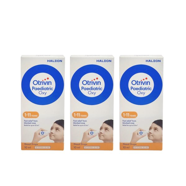 Otrivin Moisturising Paediatric Nasal Drops | For Blocked Nose & Dryness
