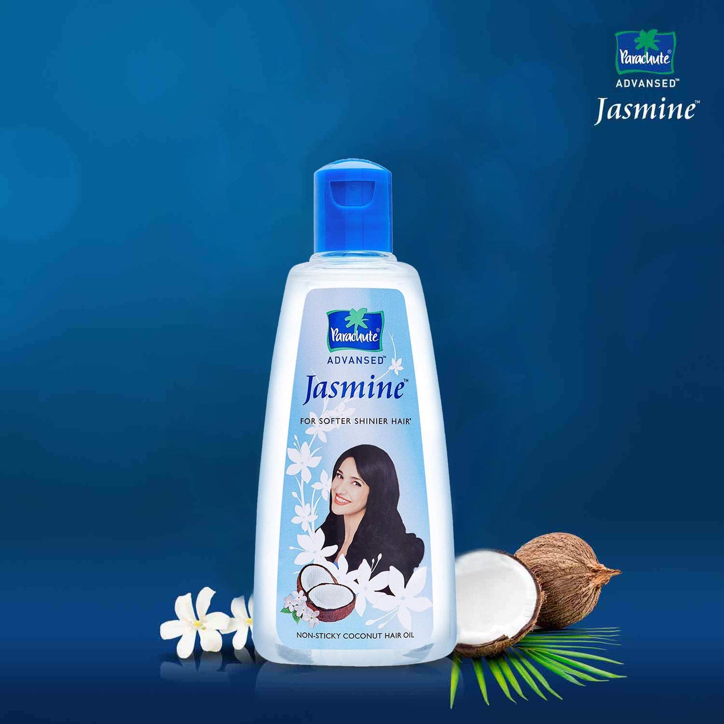 Parachute Advansed Jasmine Coconut Hair Oil , Non-sticky Hair Oil (100 ml)