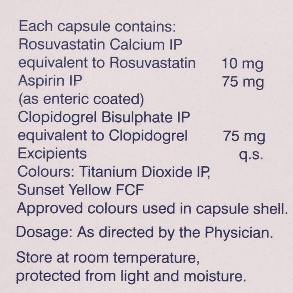 Rosuva Gold 10 - Strip of 10 Capsules