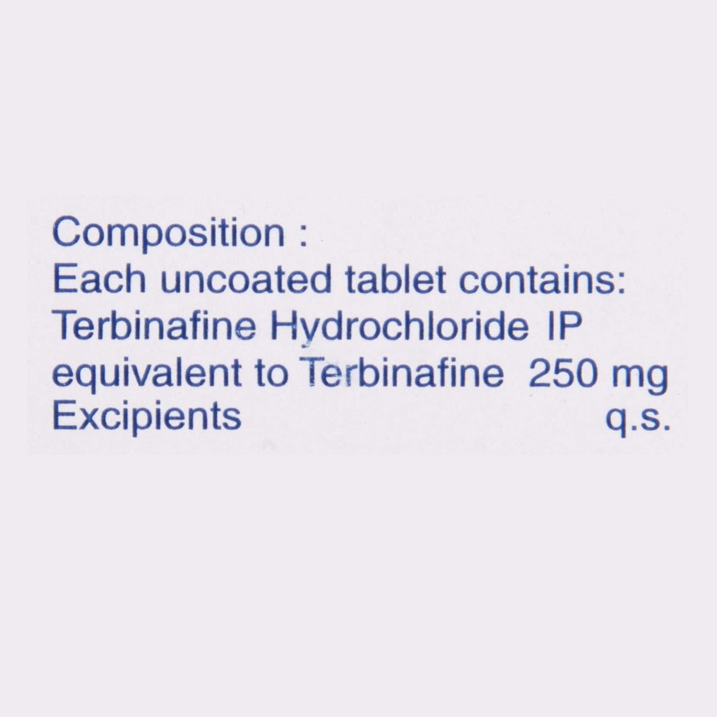 Sebifin 250mg - Strip of 15 Tablets