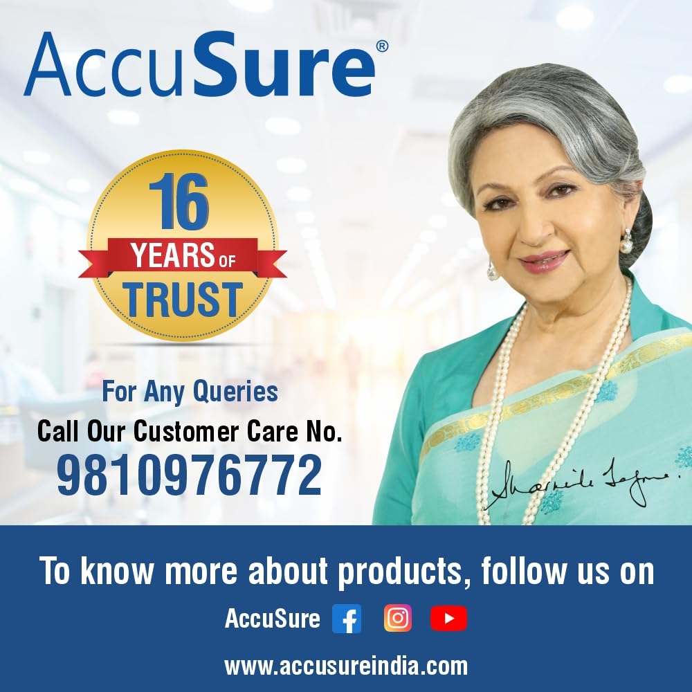 AccuSure HS Non Contact Infrared Thermometer- Digital Thermometer -Non Contact Forehead Thermometer for Adults and kids-Fever Temperature Gun