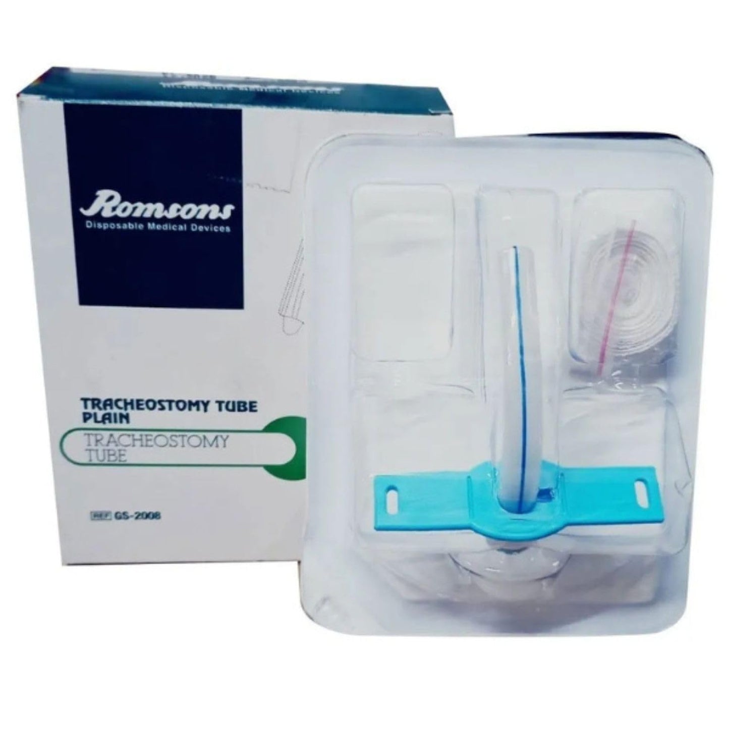 Tracheostomy Tube Plain (8no) 1Piece