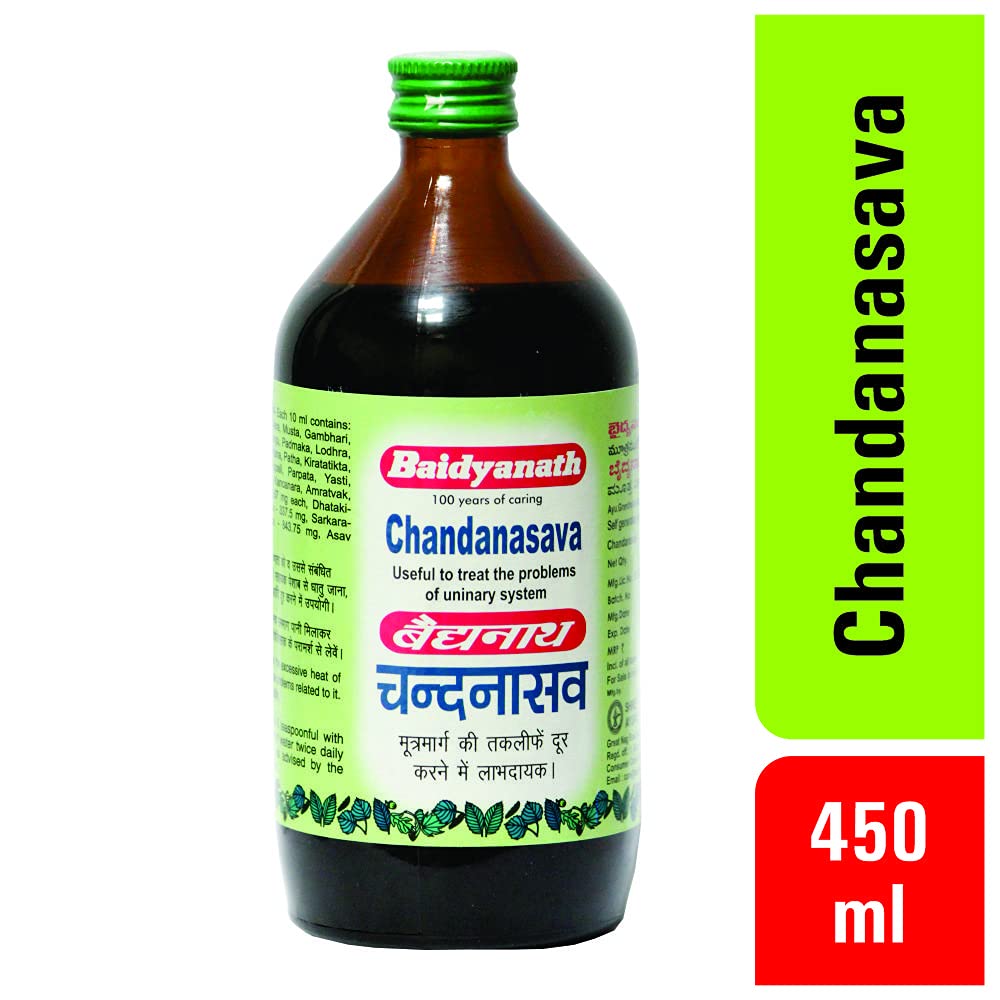 Baidyanath Asli Ayurved Chandanasava Syrup- 450 Ml