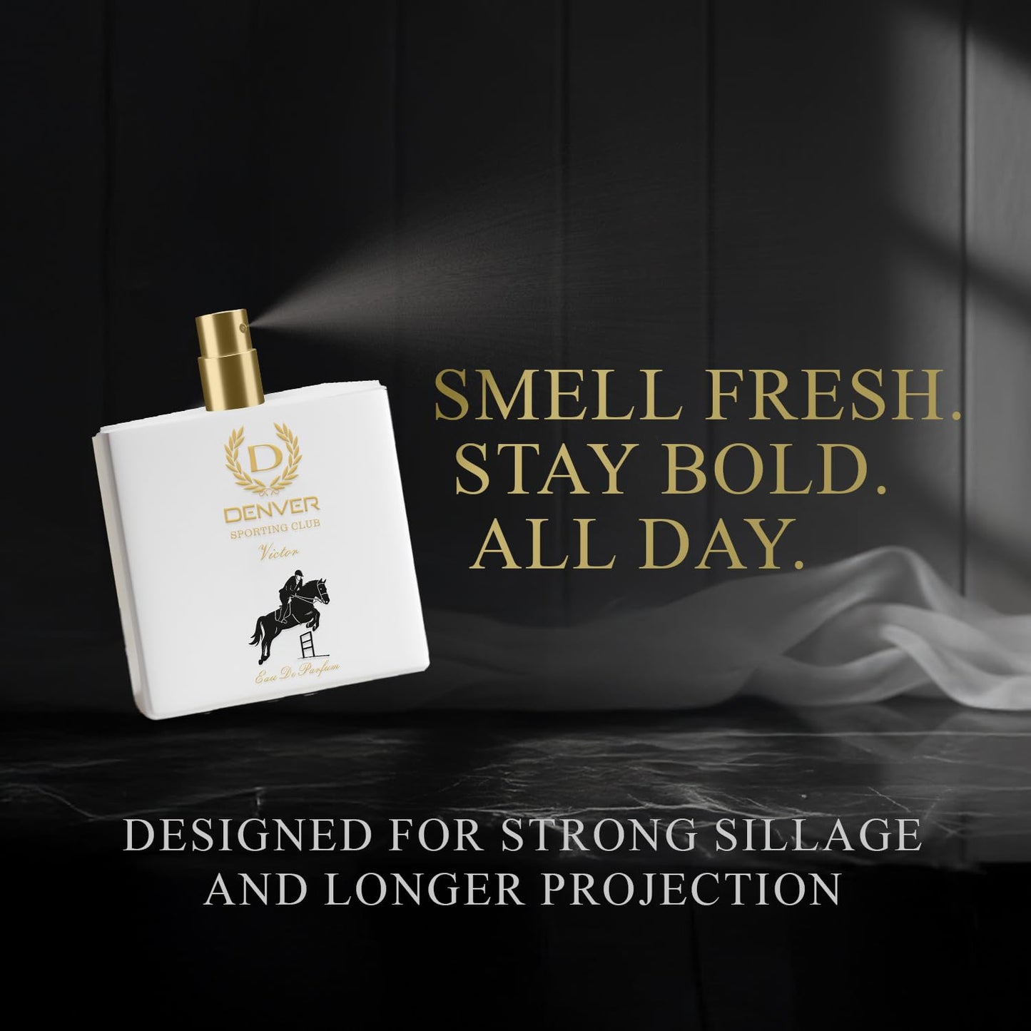 DENVER Sporting Club Victor Perfume For Men- 60ML | Eau de Parfum |Long Lasting Perfume For Men