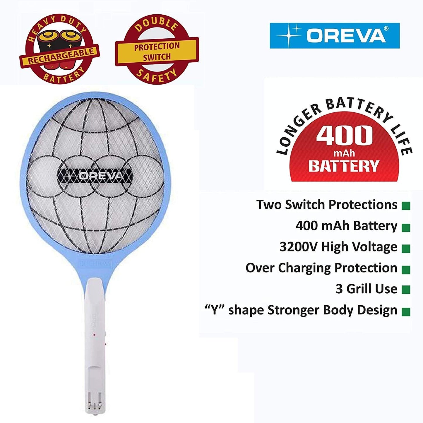 Oreva Electric Mosquito Racket ORMR-007