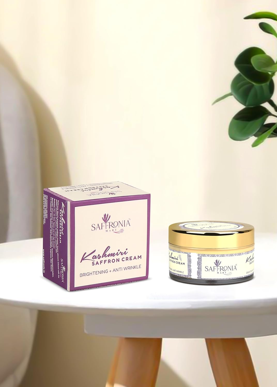 Saffron Dew Youthful Moisturizer Cream | Protects Skin Cells | Anti Wrinkle & Fairness Day and Night Cream 50gm