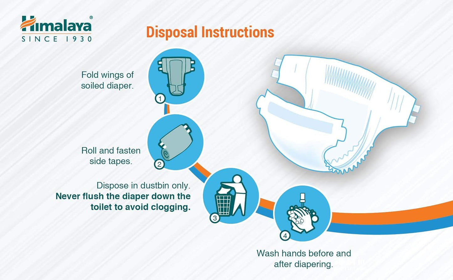 Himalaya Unisex Adult Diaper (L) 10'S