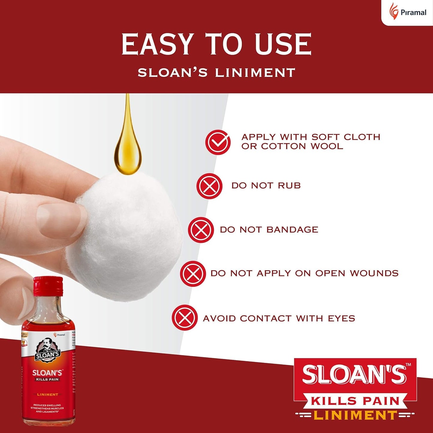 Sloan's Liniment | 100% Ayurvedic | Since 1901 | 71ml