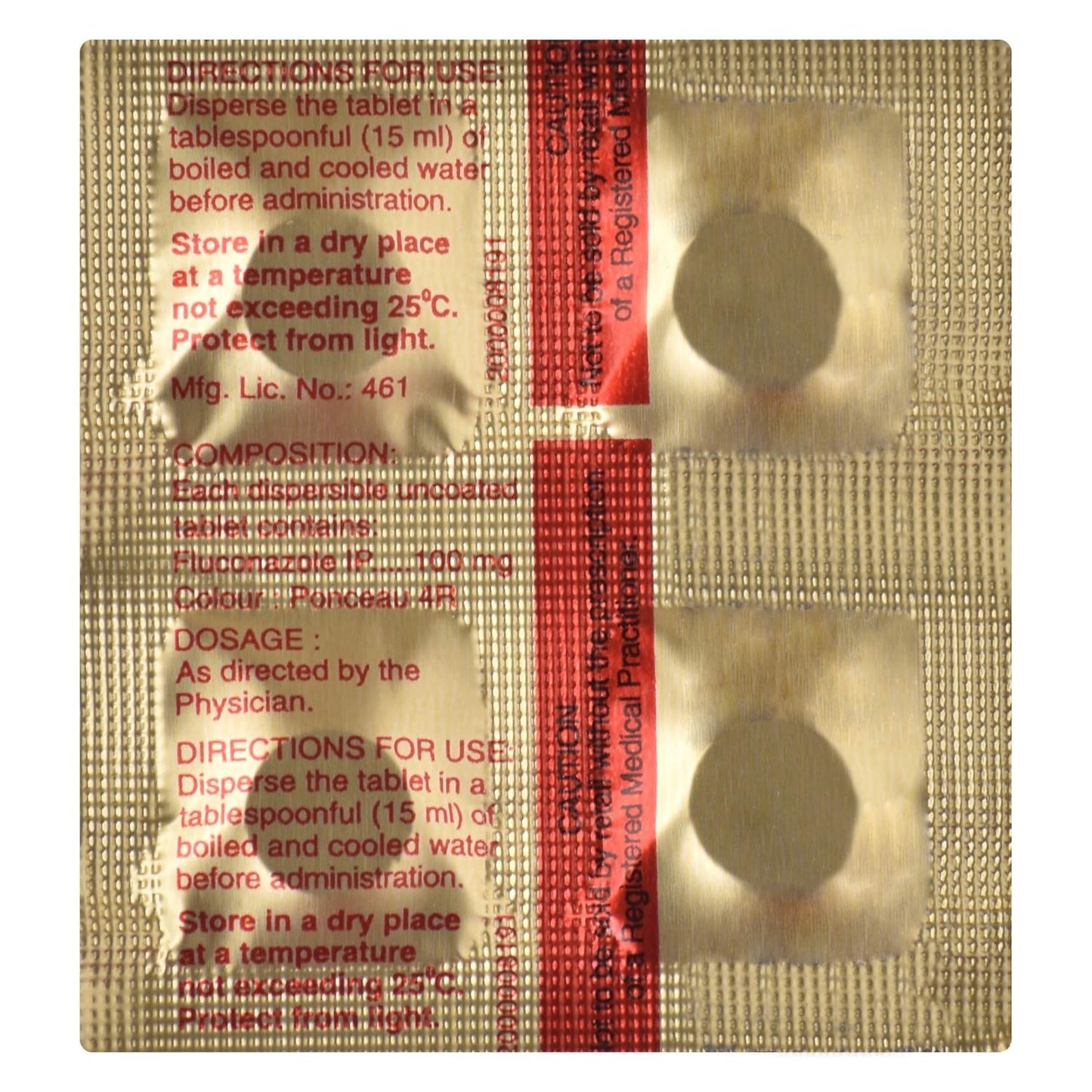 Zocon - 100 DT - Strip of 4 Tablets