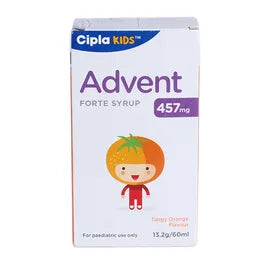 Advent Forte 457mg Syrup Tangy Orange