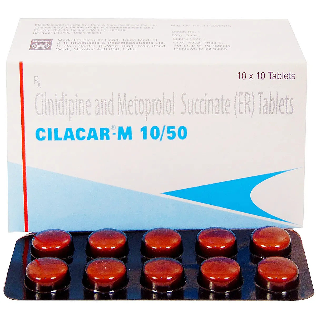 Cilacar-M 10/50 Tablet ER