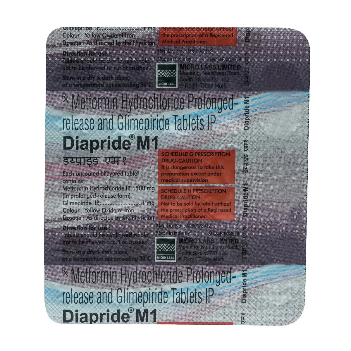 Diapride M1 Tablet PR