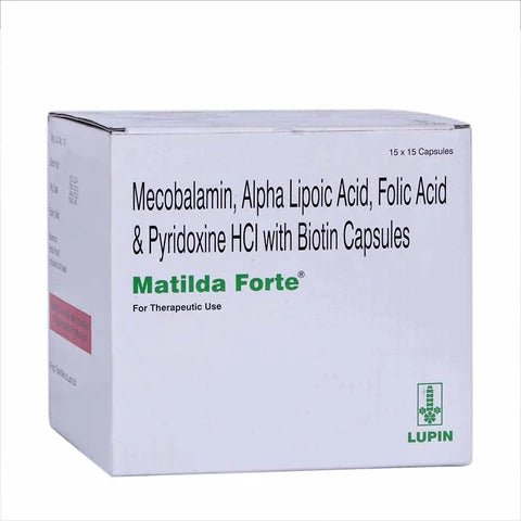 Matilda Forte Mecobalamin Capsule with ALA, Folic Acid, Pyridoxine & Biotin