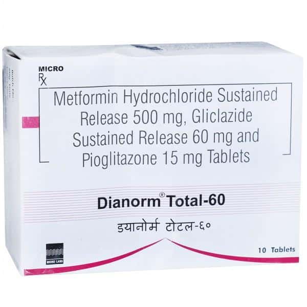 Dianorm Total 60 Tablet SR