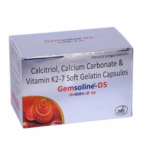 Gemsoline Soft Gelatin Capsule from Medley for Bone, Joint and Muscle Care