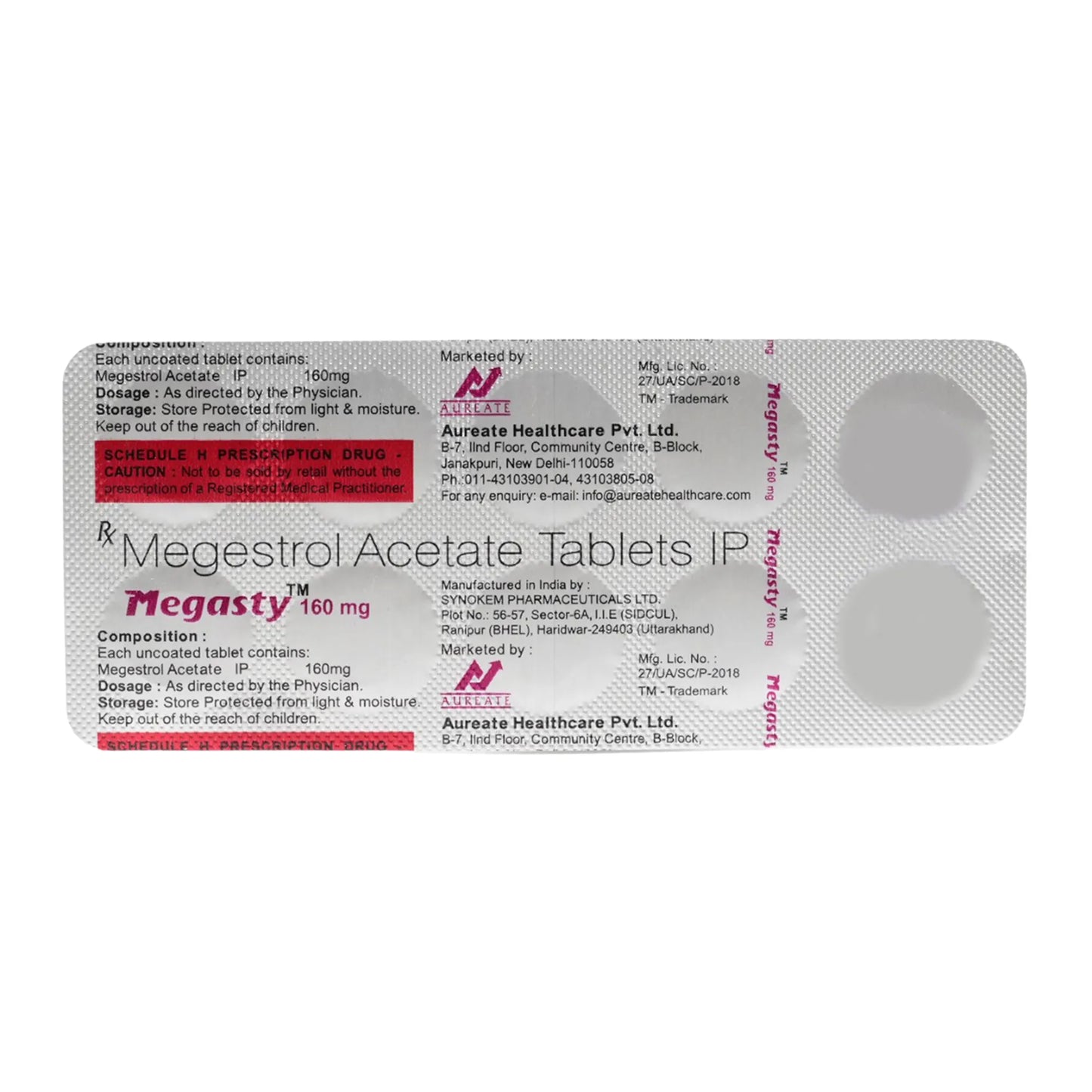 Megasty 160mg Tablet