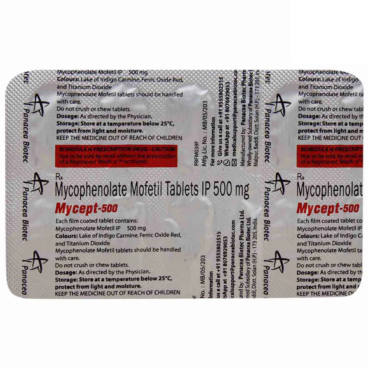 Mycept 500 Tablet