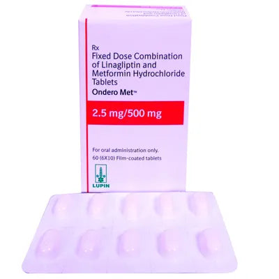 Ondero Met 2.5mg/1000mg Tablet