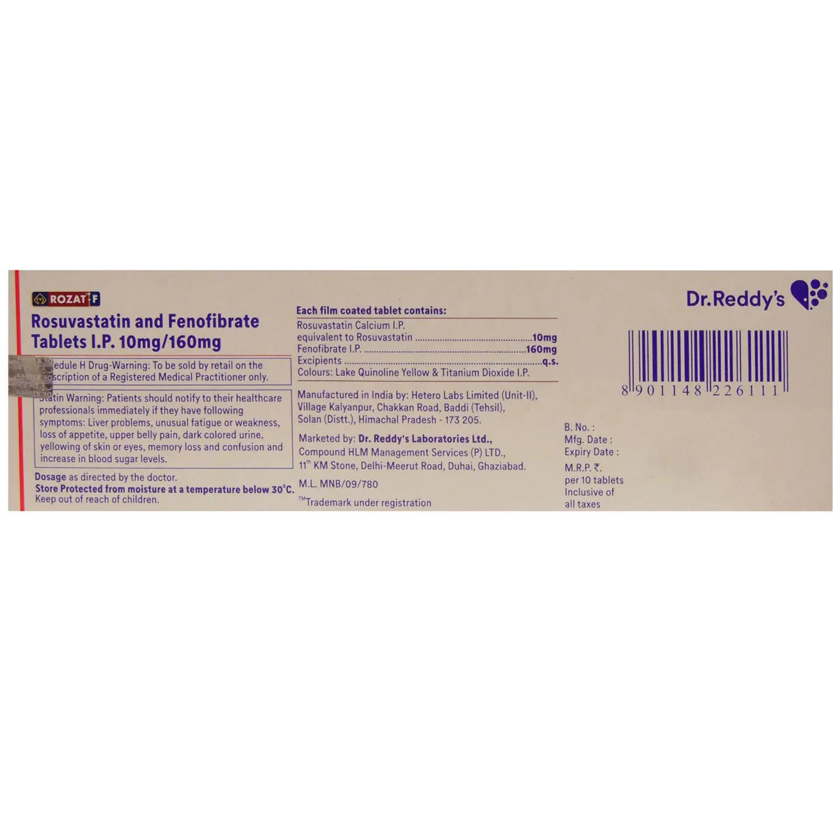 Rozat-F Tablet-Strip of 10Tablets