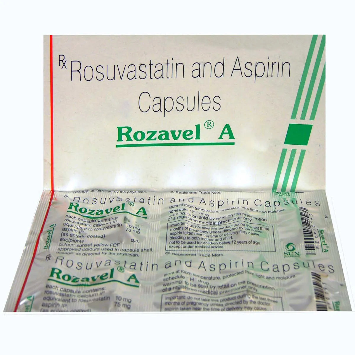 Rozavel A Capsule 75mg -Strip of 10Tablets