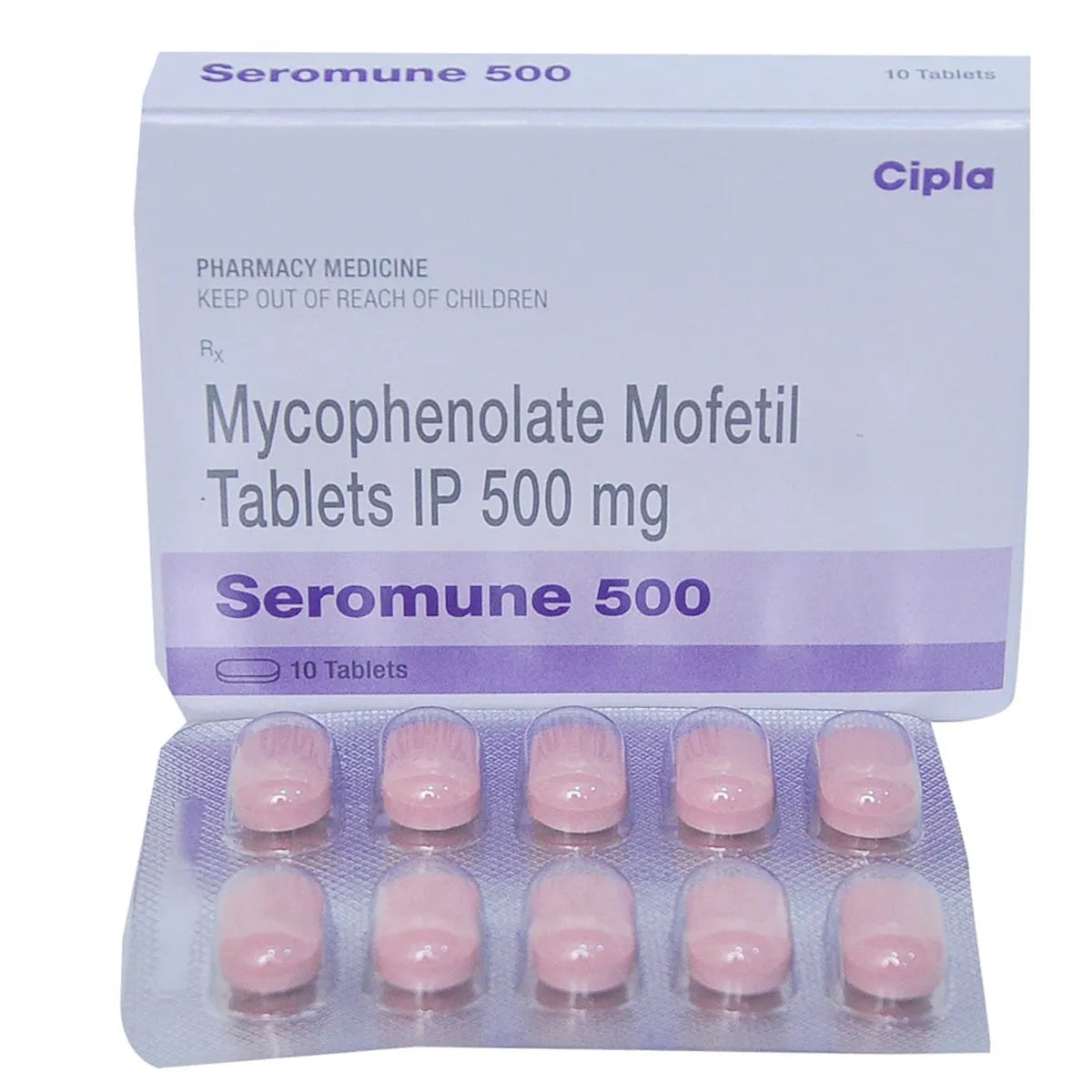 Seromune 500 Tablet -Strips of 10Tablet