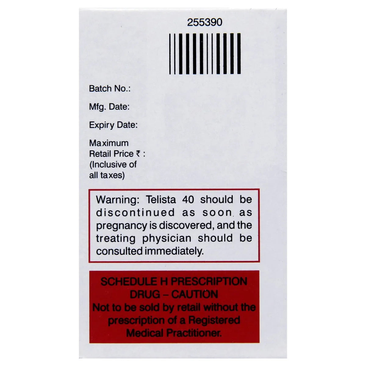 Telista 40 Tablet (Strip of 15Tablets)