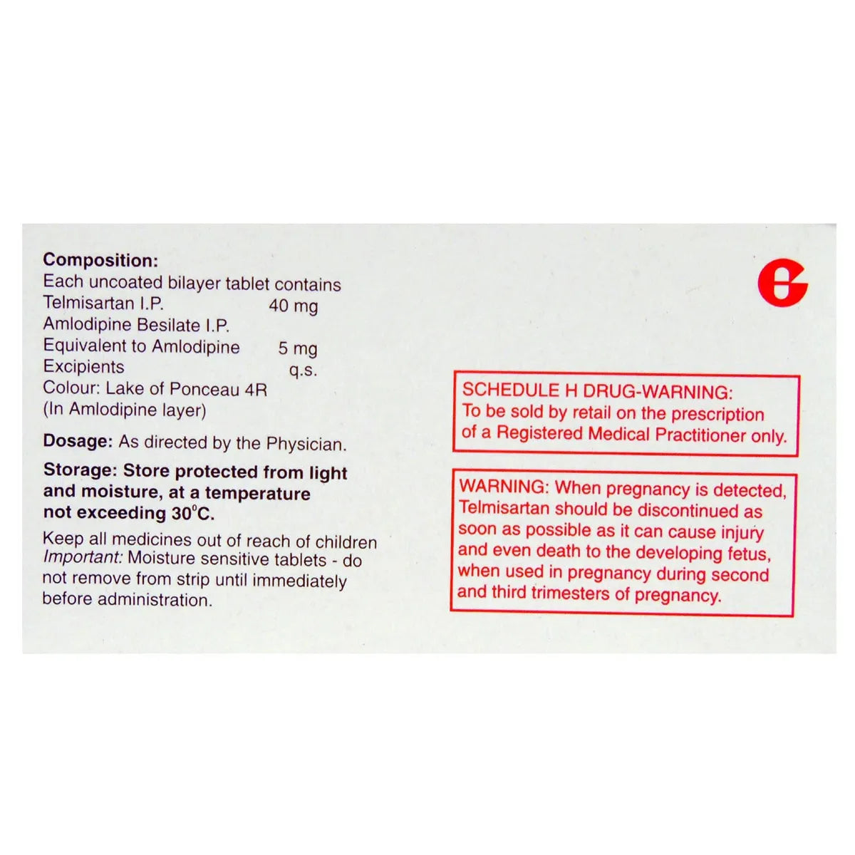 Telma-AM Tablet (Strip of 15Tablets)