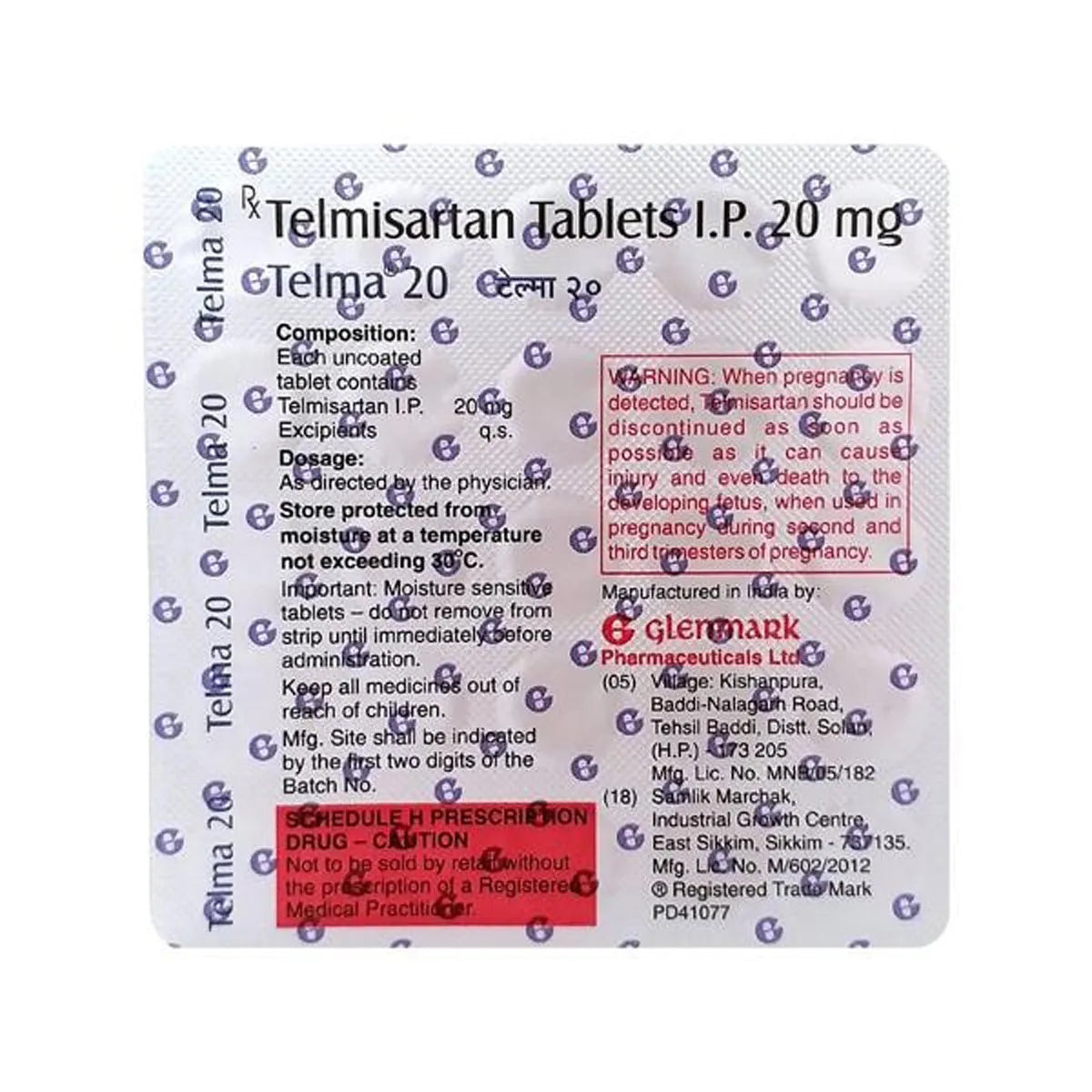 Telma 20 Tablet