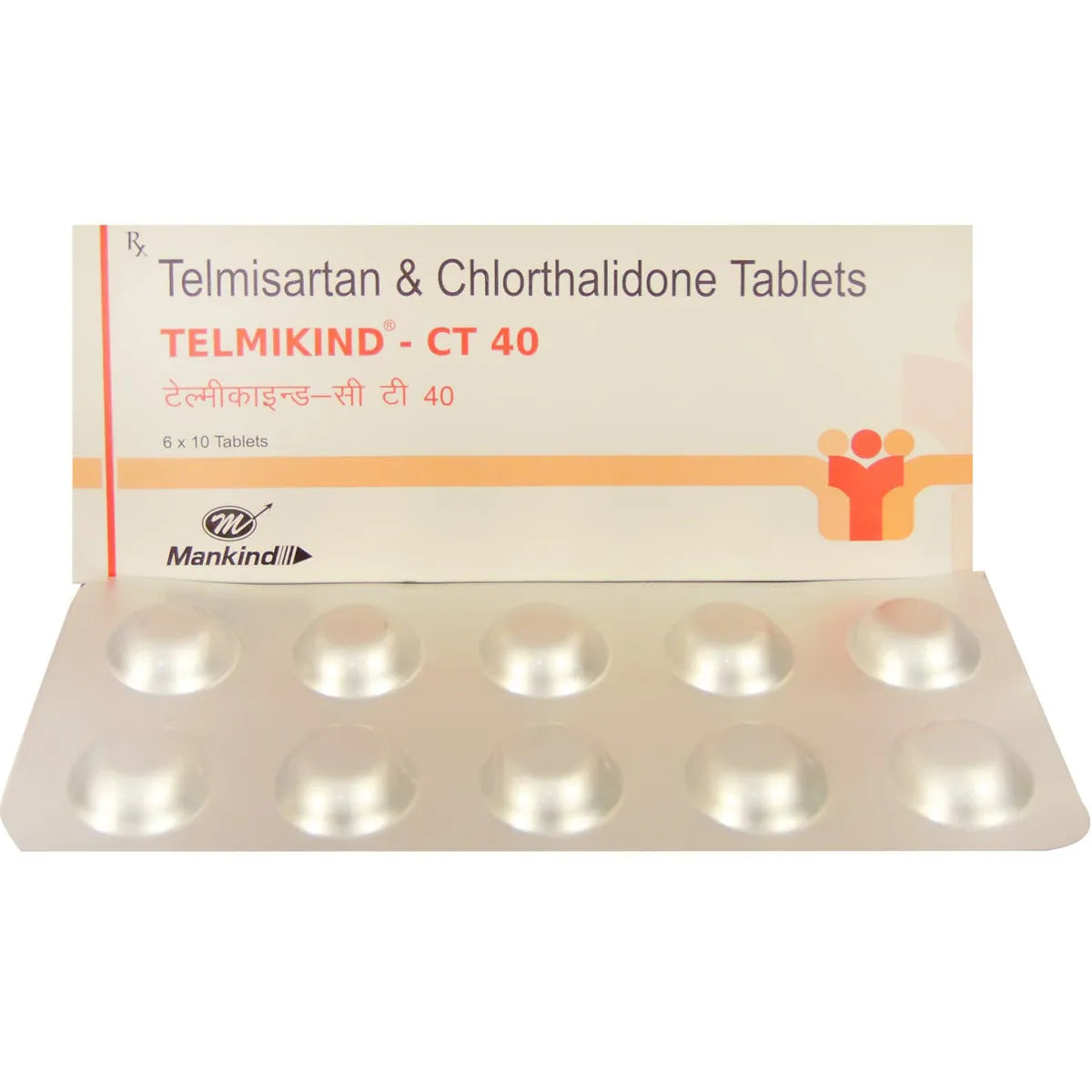 Telmikind-CT 40 Tablet