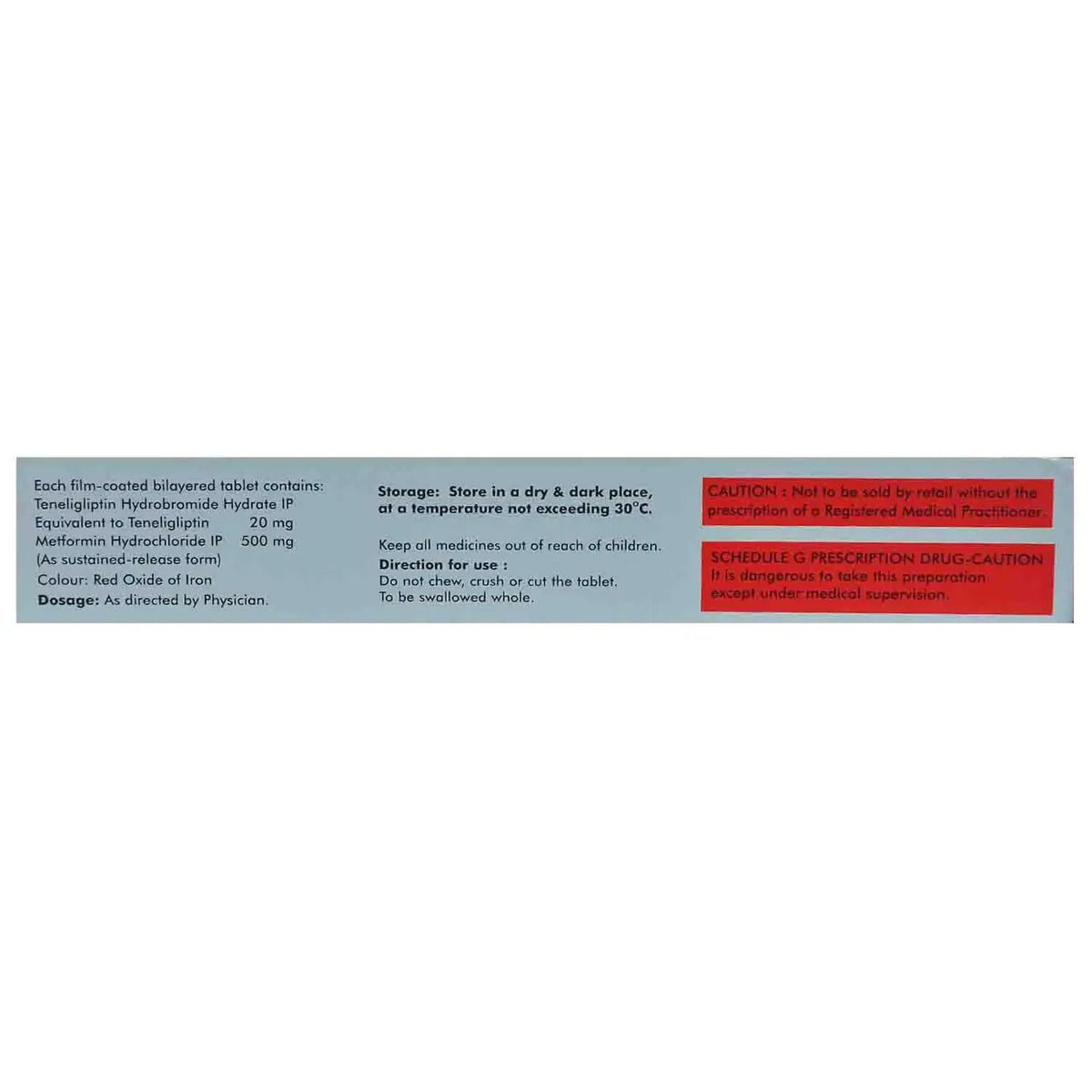 Tenepride M 500 Tablet (15TABLETS)