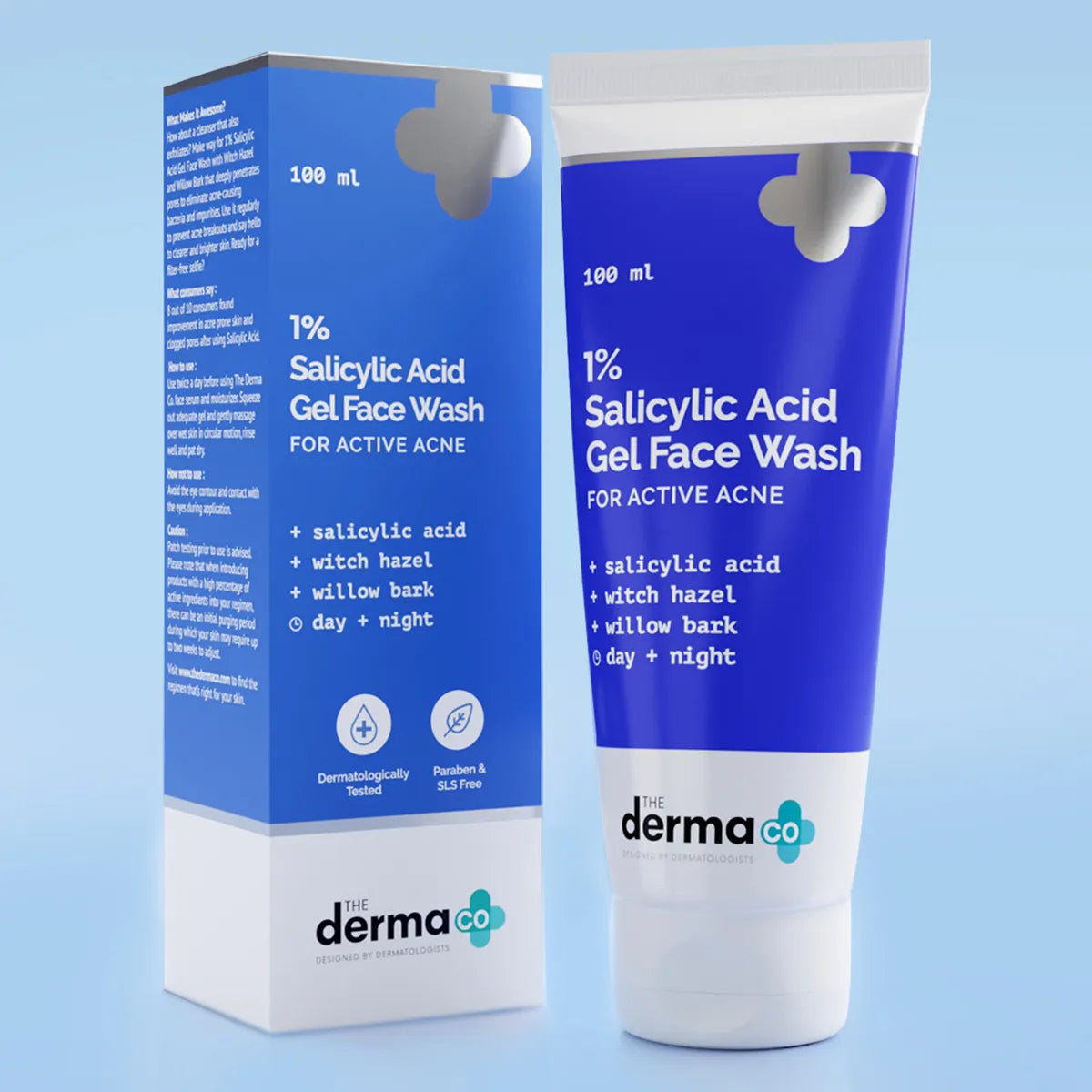1% Salicylic Acid Foaming Daily Face Wash with Salicylic Acid, Zinc PCA & PHA - 100 ml
