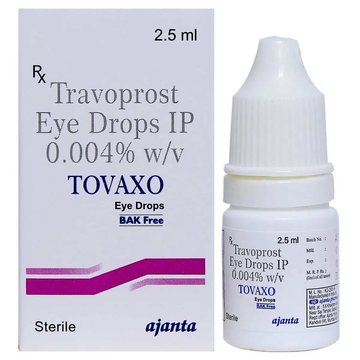 Tovaxo Eye Drops 2.5ml