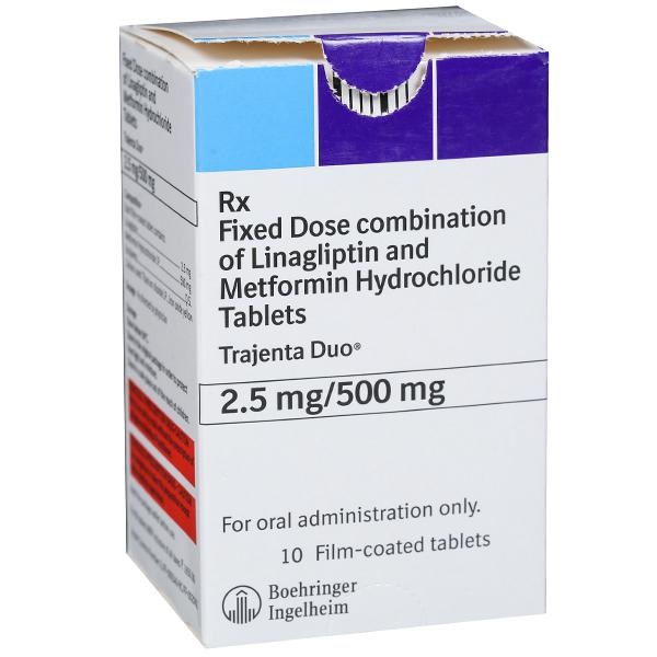 Trajenta Duo 2.5mg/500mg Tablet