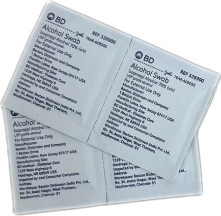 BD Alcohol Swabs 100BX