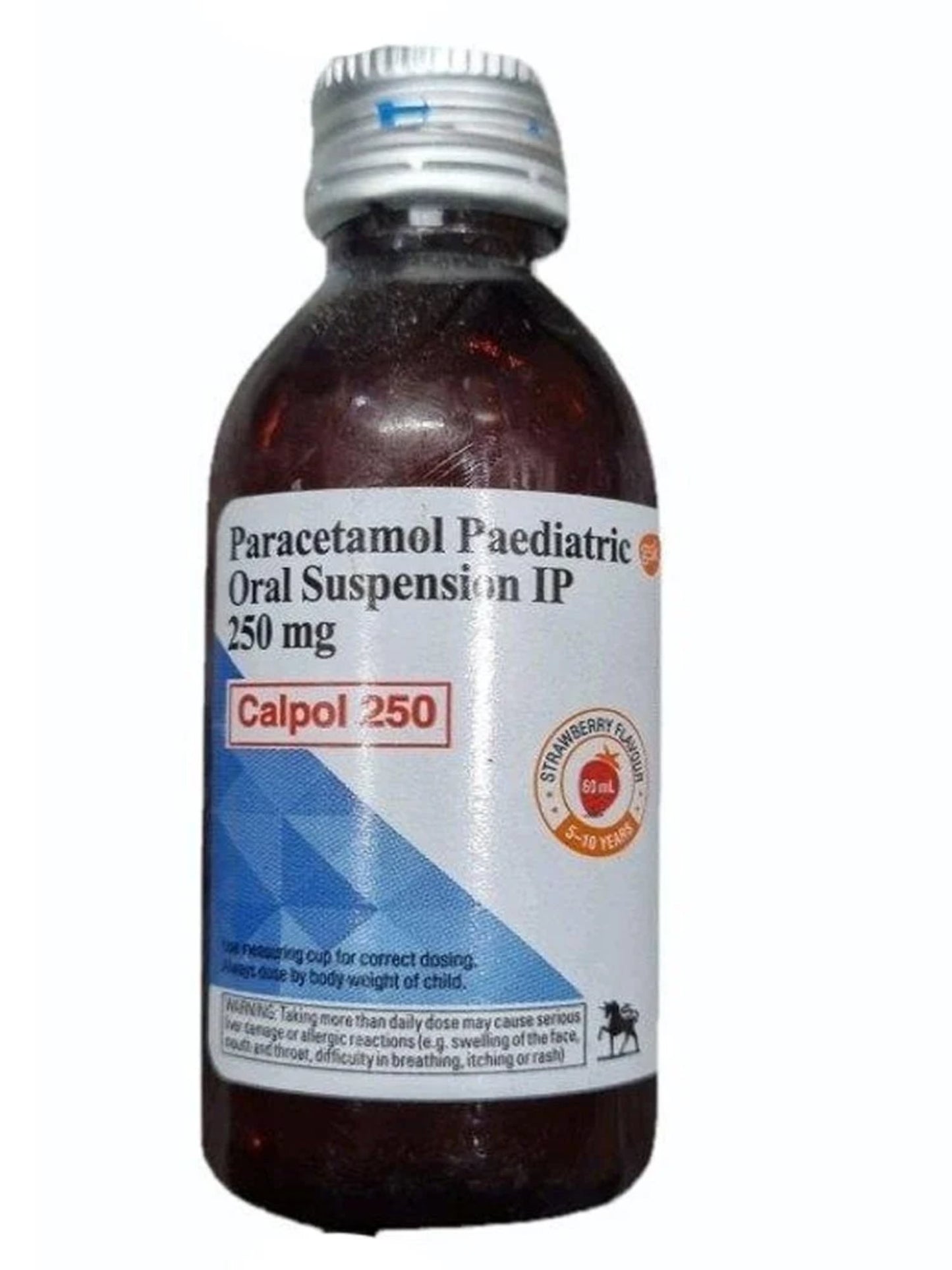 Calpol 250mg Paediatric Oral Suspension Strawberry