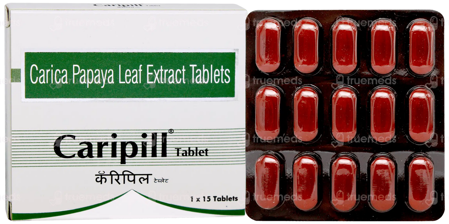 Caripill Carica Papaya Leaf Extract Tablet