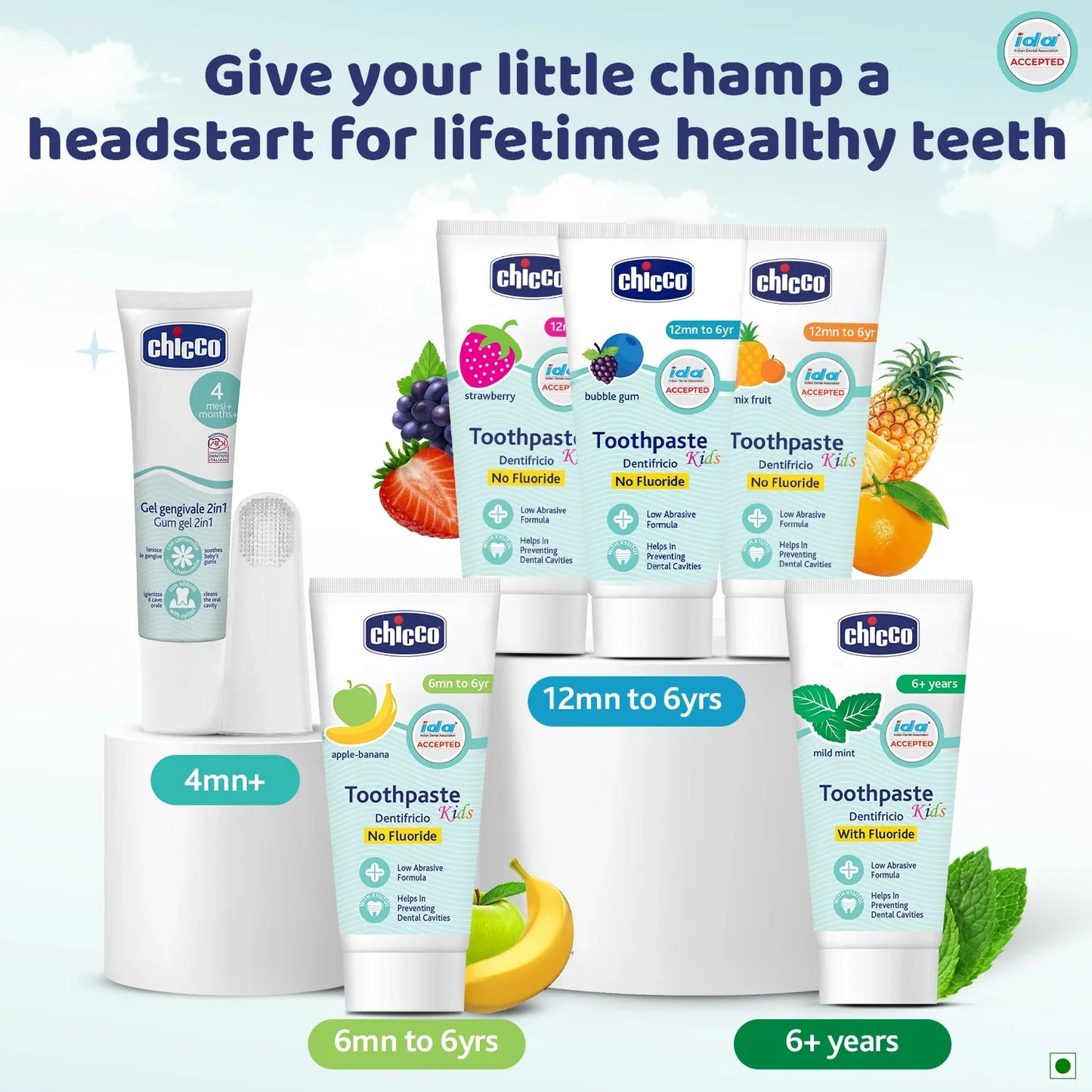 Toothpaste 12M to 6Y 50g