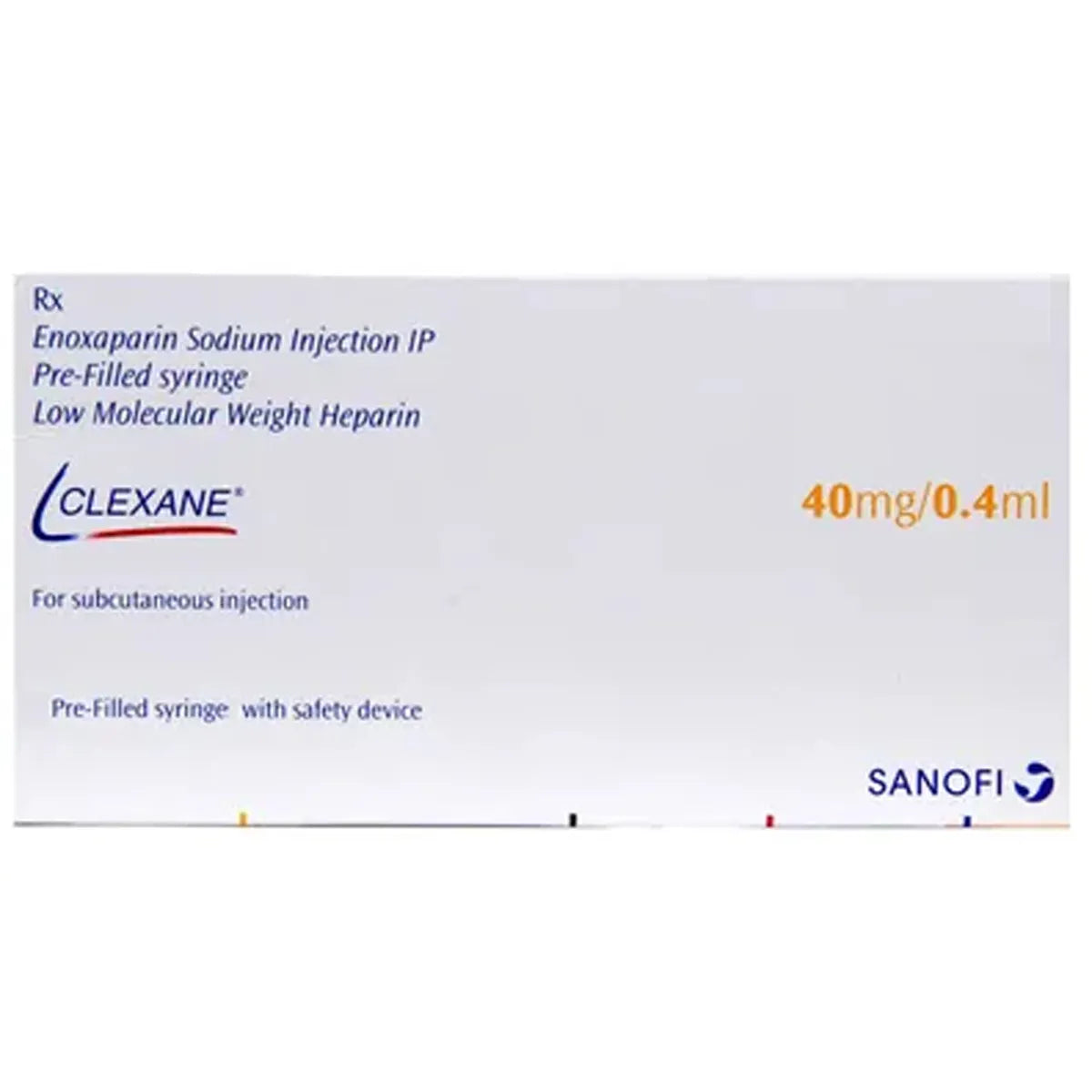 Clexane 40mg Injection (0.4ml Each)