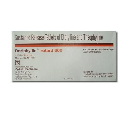 Deriphyllin Retard 300 Tablet PR