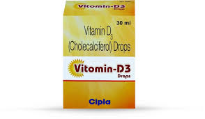 Vitomin-D3 Drop 30ml for Bone and Teeth Health